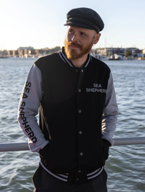 Unisex Collegejacke Classic-Logo